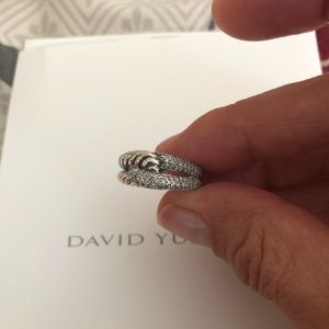 David Yurman Diamond infinity ring